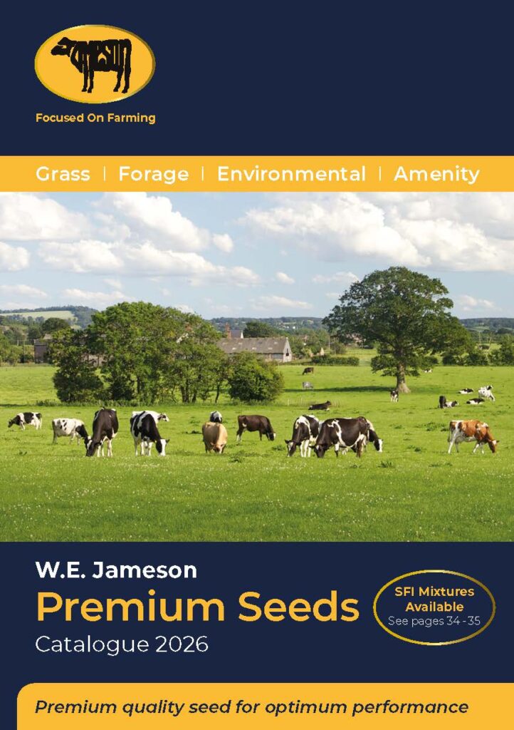 W E Jameson Seed Catalogue 2026 Front Cover